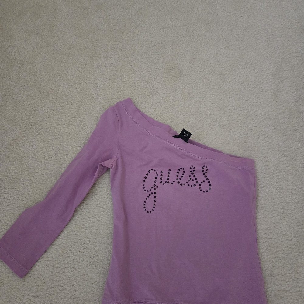 Guess one shoulder blouse XS TP